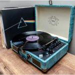 a vintage record player